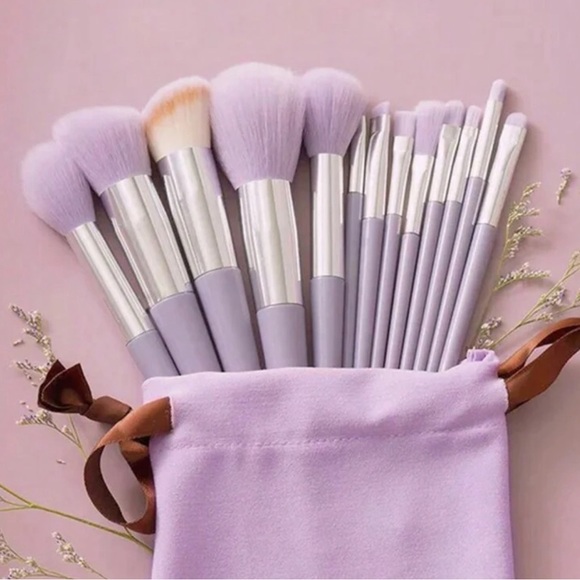 3/ $36  Makeup Brushes Set Eyeliner, Shadow Brush Foundation Blush Powder - Picture 1 of 4